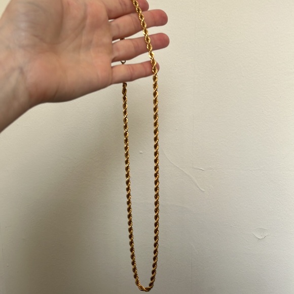 Vintage Monet Gold Rope Chain - Picture 3 of 4